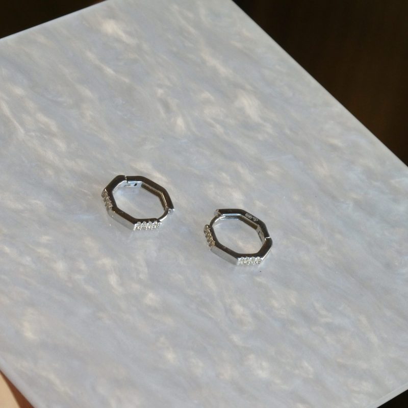 Ezüst fülbevaló 17